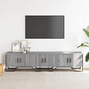 tv-bord 180x34x41 cm konstrueret træ grå sonoma-eg