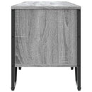 tv-bord 180x34x41 cm konstrueret træ grå sonoma-eg