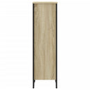 bogreol 50x31x106 cm konstrueret træ sonoma-eg
