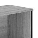 bogreol 50x31x106 cm konstrueret træ grå sonoma-eg