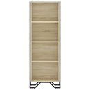 bogreol 50x31x137,5 cm konstrueret træ sonoma-eg