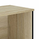 bogreol 50x31x137,5 cm konstrueret træ sonoma-eg