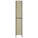 bogreol 50x31x169 cm konstrueret træ sonoma-eg