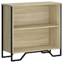 bogreol 80x31x74,5 cm konstrueret træ sonoma-eg