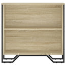 bogreol 80x31x74,5 cm konstrueret træ sonoma-eg