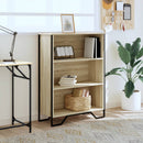 bogreol 80x31x106 cm konstrueret træ sonoma-eg