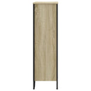 bogreol 80x31x106 cm konstrueret træ sonoma-eg