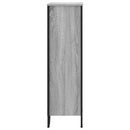 bogreol 80x31x106 cm konstrueret træ grå sonoma-eg