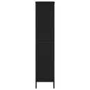bogreol 80x31x137,5 cm konstrueret træ sort