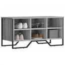 skoreol 90x38x45,5 cm konstrueret træ grå sonoma-eg