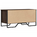 skoreol 90x38x45,5 cm konstrueret træ brun egetræsfarve