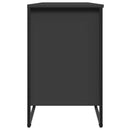 skoreol 90x38x45,5 cm konstrueret træ sort