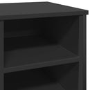 skoreol 90x38x45,5 cm konstrueret træ sort