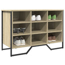 skoreol 90x38x61,5 cm konstrueret træ sonoma-eg