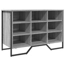 skoreol 90x38x61,5 cm konstrueret træ grå sonoma-eg