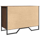 skoreol 90x38x61,5 cm konstrueret træ brun egetræsfarve