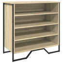 skoreol 80x38x78 cm konstrueret træ sonoma-eg