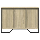 underskab til håndvask 91x35x60 cm konstrueret træ sonoma-eg