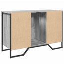 underskab til vask 91x35x60 cm konstrueret træ grå sonoma-eg