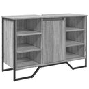 underskab til vask 91x35x60 cm konstrueret træ grå sonoma-eg