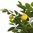 kunstigt citrontræ med 3 stammer 120 cm PP grøn