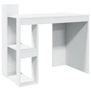 skrivebord 103,5x56,5x94 cm konstrueret træ hvid