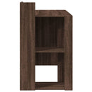 skrivebord 103,5x56,5x94 cm konstrueret træ brun egetræsfarve