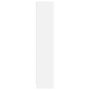 bogreol 57x28,5x107,5 cm konstrueret træ hvid