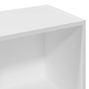 bogreol 57x28,5x107,5 cm konstrueret træ hvid