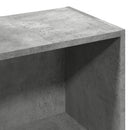 bogreol 57x28,5x107,5 cm konstrueret træ betongrå