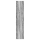 bogreol 57x28,5x107,5 cm konstrueret træ grå sonoma-eg