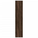 bogreol 57x28,5x107,5 cm konstrueret træ brun egetræsfarve
