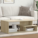sofabord 102x55x35 cm konstrueret træ sonoma-eg