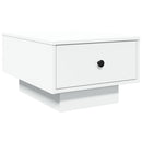 sofabord 60x45x31 cm konstrueret træ hvid