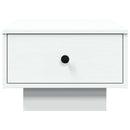 sofabord 60x45x31 cm konstrueret træ hvid