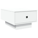 sofabord 60x45x31 cm konstrueret træ hvid