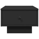 sofabord 60x45x31 cm konstrueret træ sort