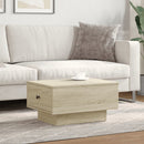sofabord 60x45x31 cm konstrueret træ sonoma-eg