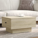 sofabord 60x45x31 cm konstrueret træ sonoma-eg