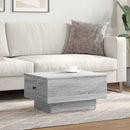 sofabord 60x45x31 cm konstrueret træ grå sonoma-eg