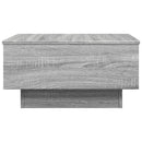 sofabord 60x45x31 cm konstrueret træ grå sonoma-eg