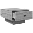 sofabord 60x45x31 cm konstrueret træ grå sonoma-eg