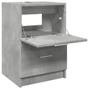 underskab til håndvask 40x37x59 cm konstrueret træ betongrå