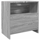 skab til håndvask 78x37x59 cm konstrueret træ grå sonoma-eg