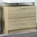 underskab til håndvask 78x37x59 cm konstrueret træ sonoma-eg
