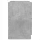 underskab til håndvask 78x37x59 cm konstrueret træ betongrå