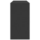 underskab til håndvask 90x29x55 cm konstrueret træ sort