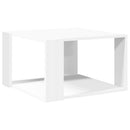 sofabord hvid 51,5x51,5x30 cm konstrueret træ