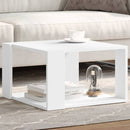 sofabord hvid 51,5x51,5x30 cm konstrueret træ