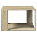 sofabord 51,5x51,5x30 cm konstrueret træ sonoma-eg